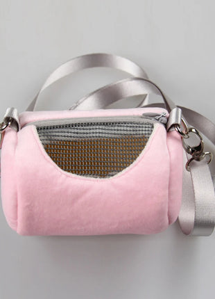 Mesh Breathable Hamster Carrier Bag Travel Portable Squirrel Bag Hamster Carry Case Portable Bag Pet Cage Small Animal Supplies