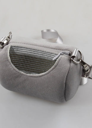 Mesh Breathable Hamster Carrier Bag Travel Portable Squirrel Bag Hamster Carry Case Portable Bag Pet Cage Small Animal Supplies