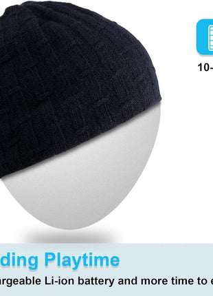 Bluetooth Beanie for Men Women Hat Wireless Headphone for Outdoor Sports