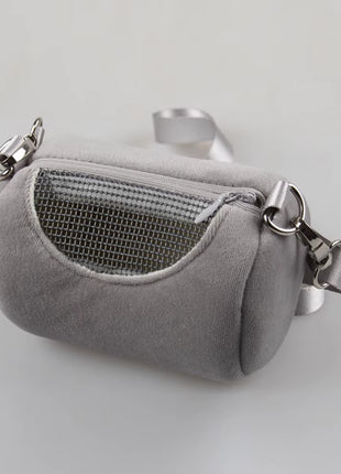 Mesh Breathable Hamster Carrier Bag Travel Portable Squirrel Bag Hamster Carry Case Portable Bag Pet Cage Small Animal Supplies