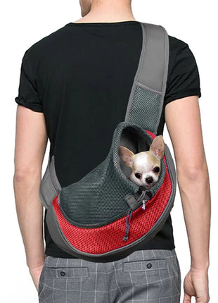 1 Pcs Pet Bag Cat Dog Travel Portable Cross-Body Shoulder Bag Breathable Mesh Pet Backpack