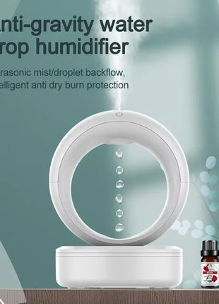 680ML Perfume anti Gravity Air Humidifier Water Drop Mini Air Purifier Essential Oil USB Aromatherapy Diffuser Техника Xiaomi