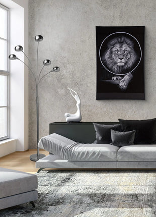 Lion Wall Art with LED Light