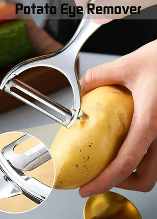 1PC Stainless Steel Vegetable Peeler Potato Peeler Multi-Function Carrot Grater Fruit Tools Kitchen Accessories Cuisine Pelador