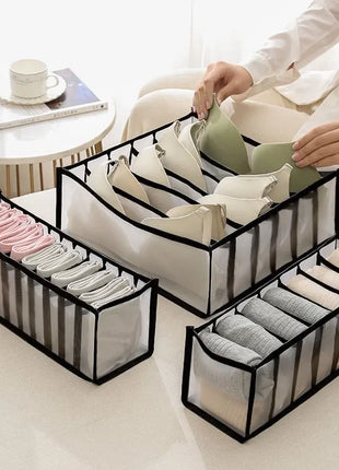 Closet Organizer Underwear Organizer for Wardrobe Clothes Cabinets Drawer Organizers Bra Socks Storage Organizer Box