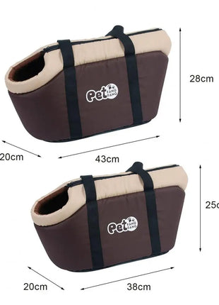 Pet Bag Soft-Sided Adjustable Fabric Interior Pad Carrier Tote for Pet Cat Carrier Outgoing Travel Breathable Pets Handbag