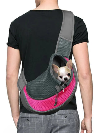 1 Pcs Pet Bag Cat Dog Travel Portable Cross-Body Shoulder Bag Breathable Mesh Pet Backpack