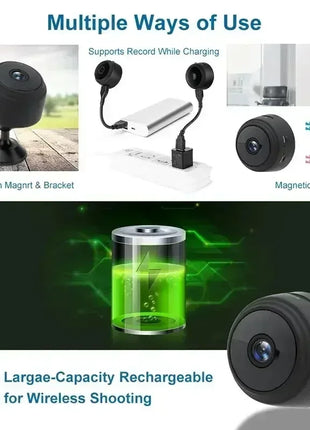 Mini Wireless Surveillance Camera, Wifi, Security Monitoring, Remote Monitor, Camera, Smart Home, A9