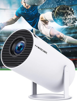 Projector Android 11 4K 1280*720P HY300 Dual Wifi 260ANSI 180°Flexible BT5.0 Cinema Outdoor Portable Projetor HY300 Pro