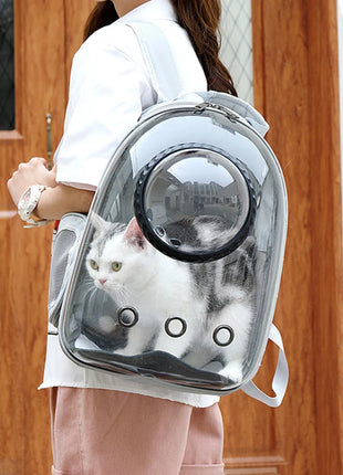 Transparent Cat Carrying Bags Space Breathable Pet Backpack Portable Puppy Pets Backpack Transport Carrier Space Capsule Dog Bag