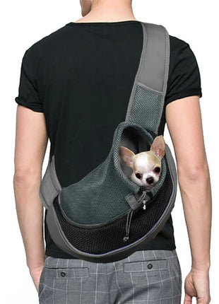 1 Pcs Pet Bag Cat Dog Travel Portable Cross-Body Shoulder Bag Breathable Mesh Pet Backpack