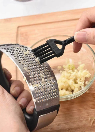 Stainless Steel Garlic Press Crusher Manual Garlic Mincer Chopping Garlic Tool Fruit Vegetable Tools Kitchen Accessories Gadget