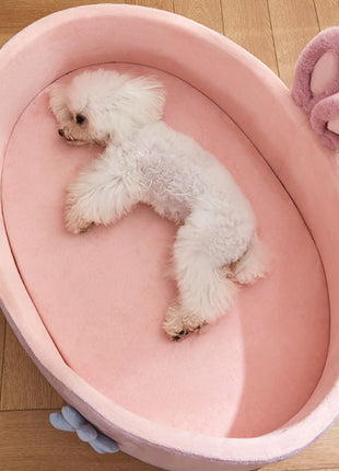 Detachable Pet Bed Pet Bed Detachable Washable Dog Sleeping Bed Soft Comfortable Warm Cat Bed for Four Seasons Soft Pet Bed