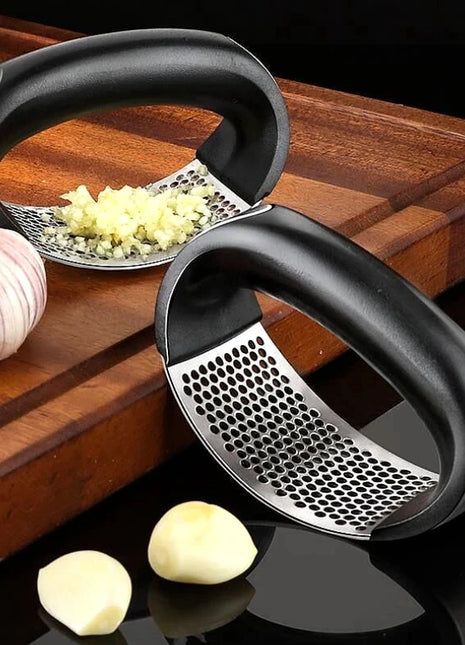 Stainless Steel Garlic Press Crusher Manual Garlic Mincer Chopping Garlic Tool Fruit Vegetable Tools Kitchen Accessories Gadget