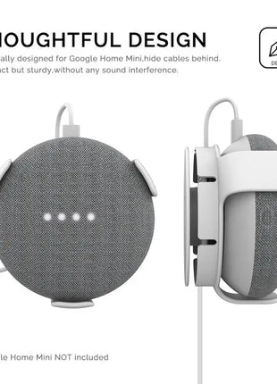 Forgoogle Home Mini Wall Mount Holder Cord Management Forgoogle Home Mini Smart Speaker Accessory