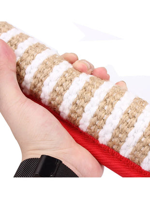 Dog Bite Stick Dog Training Chewing Pet Toy Dog Training Pillow Bite Tug Durable with 2 Rope Handles