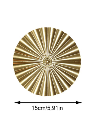 1PC Nordic Light Luxury round Wall Hanging Decor Golden Iron Irregular Disc Metal Pendants Retro Metal Wall Decoration