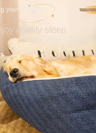 Bed for Dog Cat Soft Thickened Flannel Pet Nest Dogs Baskets Cats Mat Puppy Kennel Breathable Beds Pet Supplies Accessory