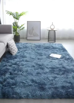 Gradient Silk Wool Bedside Rug Children'S Room Living Room Bedroom Non-Slip Machine Washable Not Easy to Lose Hair Carpet