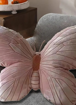 Soft Pink Butterfly Pillow Ins Bedhead Sofas Hug Pillow 30Cm Heart Butterfly Pillow Home Decor Cute Doll Toy for Girls Gifts