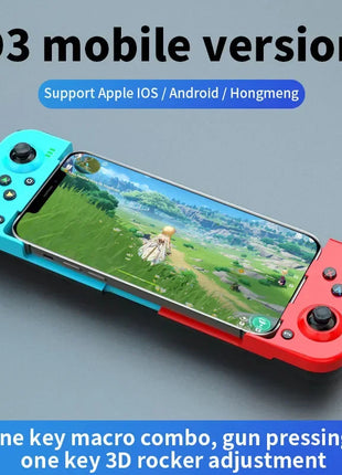 D3 Wireless Stretchable Game Controller Bluetooth 5.0 Mobile Phone Gamepad Controller for Samsung Huawei Xiaomi Android IOS