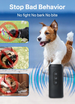 Pet Dog anti Bark Ultrasonic Suppressor Outdoor anti Noise Dog Repeller Tools Dog Training Device Pet Products