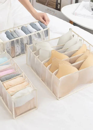 Closet Organizer Underwear Organizer for Wardrobe Clothes Cabinets Drawer Organizers Bra Socks Storage Organizer Box