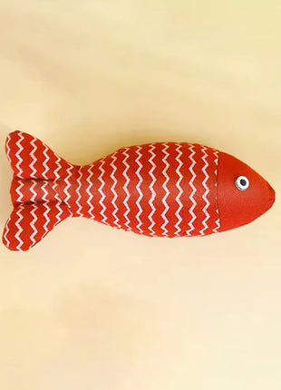 Cat Fish Toy Cat Scratcher Catnip Toy Interactive Simulation Fish Cat Mint Fidget Toys Stuffed Playing Toy for Cat Kitten