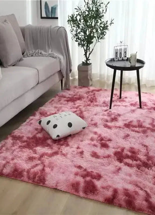 Gradient Silk Wool Bedside Rug Children'S Room Living Room Bedroom Non-Slip Machine Washable Not Easy to Lose Hair Carpet