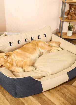 Bed for Dog Cat Soft Thickened Flannel Pet Nest Dogs Baskets Cats Mat Puppy Kennel Breathable Beds Pet Supplies Accessory