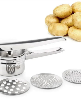 Stainless Steel Potato Ricer Masher Fruit Vegetable Press Juicer Crusher Squeezer Household for Kitchen Gadgets Cooking Tools