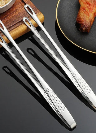 Kitchen Tongs Barbecue Grill Tongs Cooking Tweezers Stainless Steel Salad Meat Food Tongs Clip Buffet BBQ Tools Kitchen Gadgets