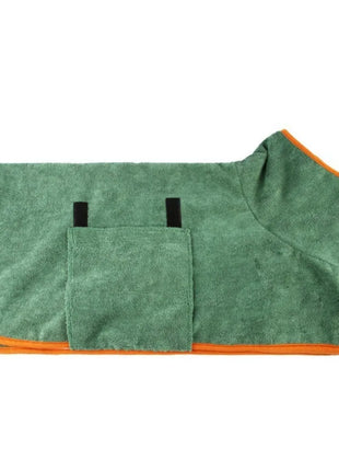 Absorbent Dog Bathrobe with Soft Wash Towel