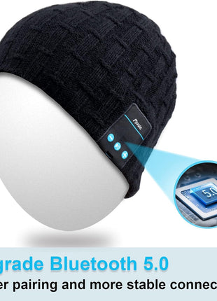 Bluetooth Beanie for Men Women Hat Wireless Headphone for Outdoor Sports