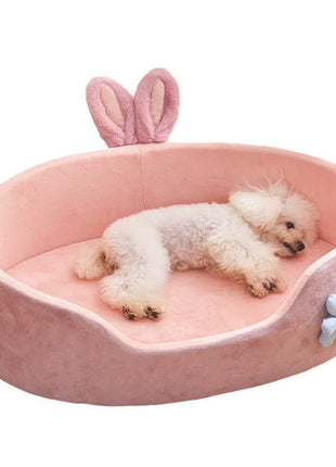 Detachable Pet Bed Pet Bed Detachable Washable Dog Sleeping Bed Soft Comfortable Warm Cat Bed for Four Seasons Soft Pet Bed