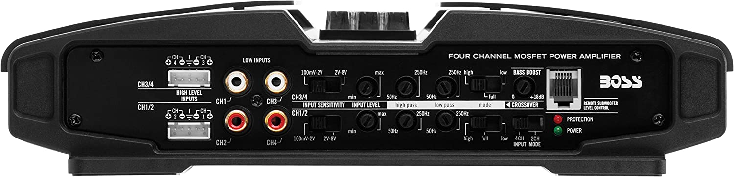 BOSS Audio Systems PF2200 Phantom 2200 Watt, 4 Channel, 2 4 Ohm Stable Class AB, Full Range