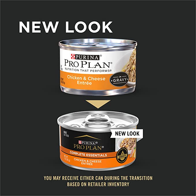 Purina Pro Plan Entrees in Gravy Adult Canned Wet Cat Food (Packaging May Vary)