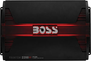 BOSS Audio Systems PF2200 Phantom 2200 Watt, 4 Channel, 2 4 Ohm Stable Class AB, Full Range