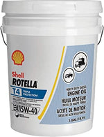 Shell Rotella T4 Triple Protection Conventional 15W-40 Diesel Engine Oil (1-Gallon, Single Pack)