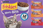 Purina Friskies Pate Wet Cat Food Variety Pack, Salmon, Turkey & Grilled - (2 Packs of 12) 5.5 oz